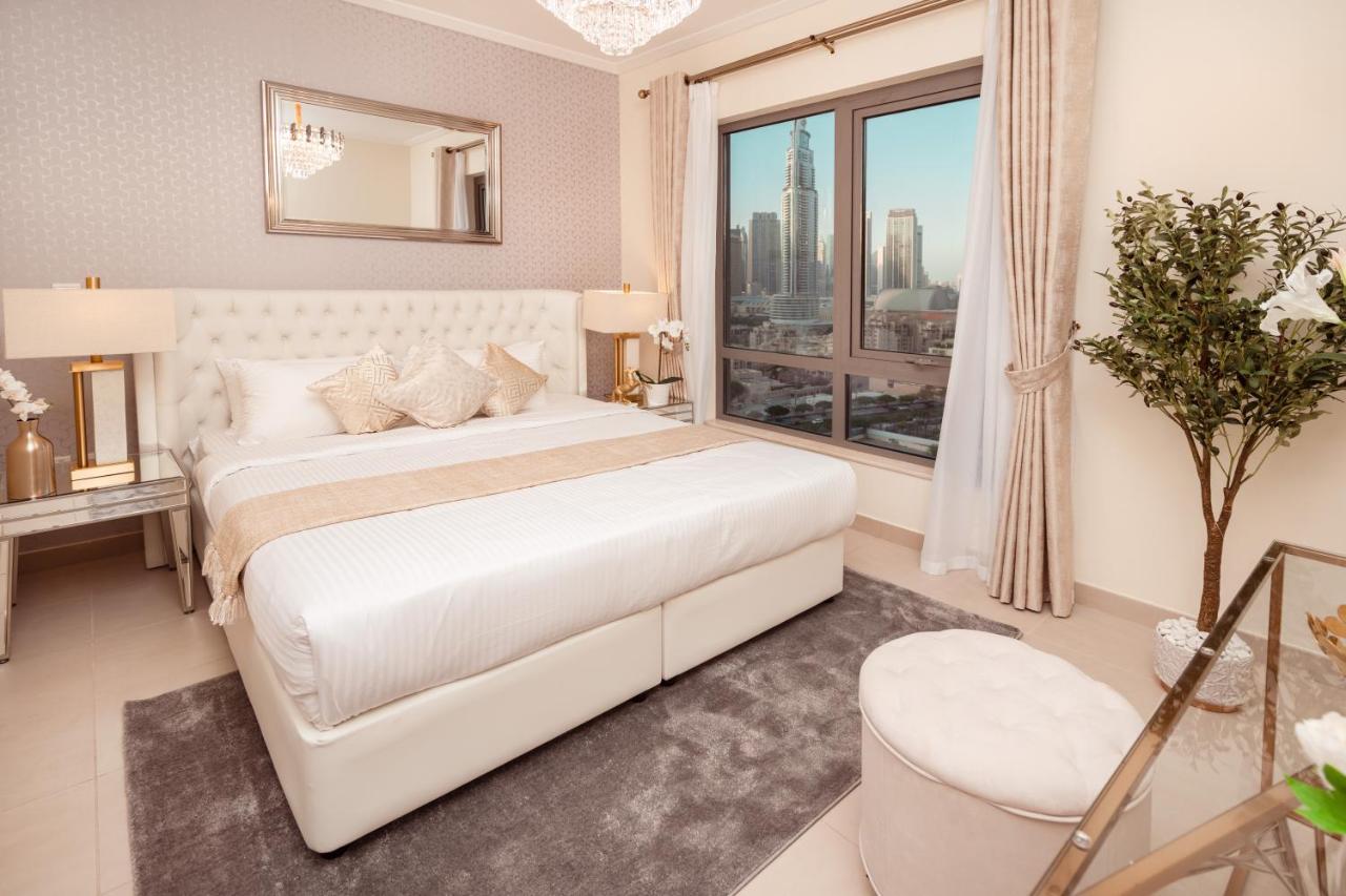 דובאי Elite Royal Apartment - Panoramic Full Burj Khalifa, Fountain & Skyline View - Baron מראה חיצוני תמונה