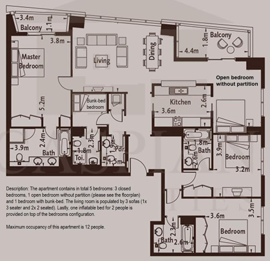 דובאי Elite Royal Apartment - Panoramic Full Burj Khalifa, Fountain & Skyline View - Baron מראה חיצוני תמונה