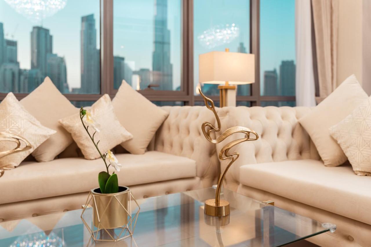 דובאי Elite Royal Apartment - Panoramic Full Burj Khalifa, Fountain & Skyline View - Baron מראה חיצוני תמונה