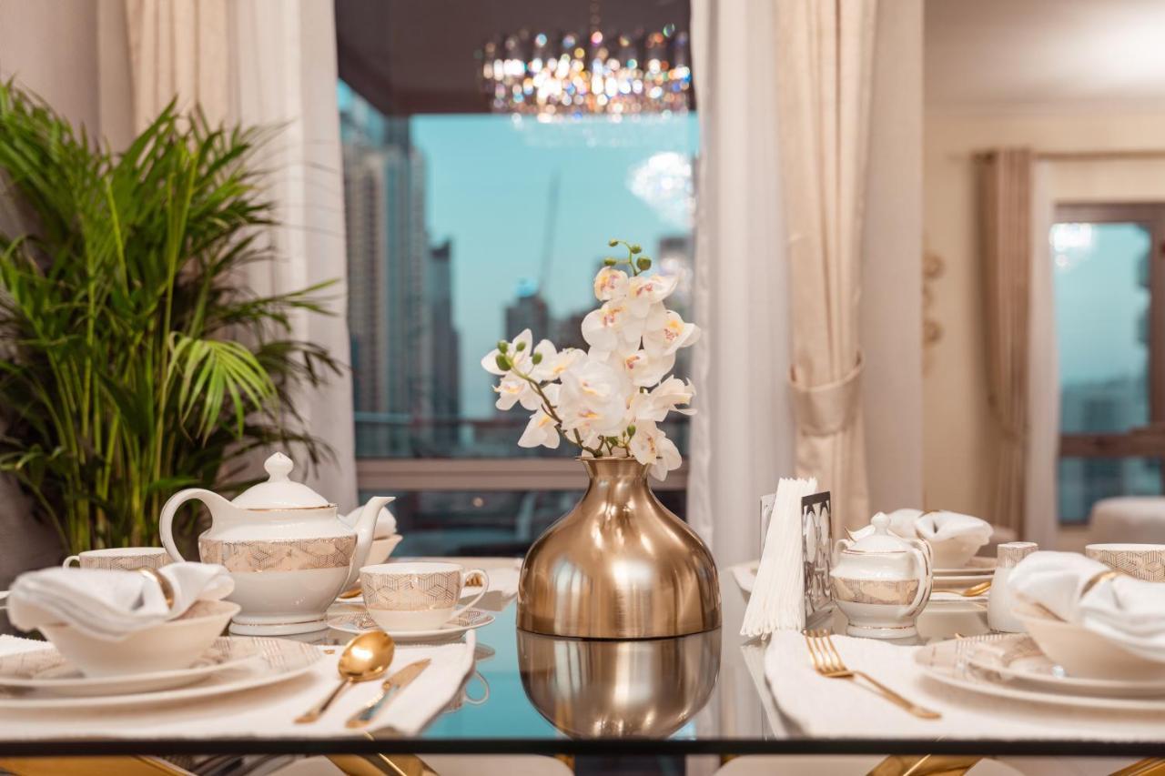 דובאי Elite Royal Apartment - Panoramic Full Burj Khalifa, Fountain & Skyline View - Baron מראה חיצוני תמונה