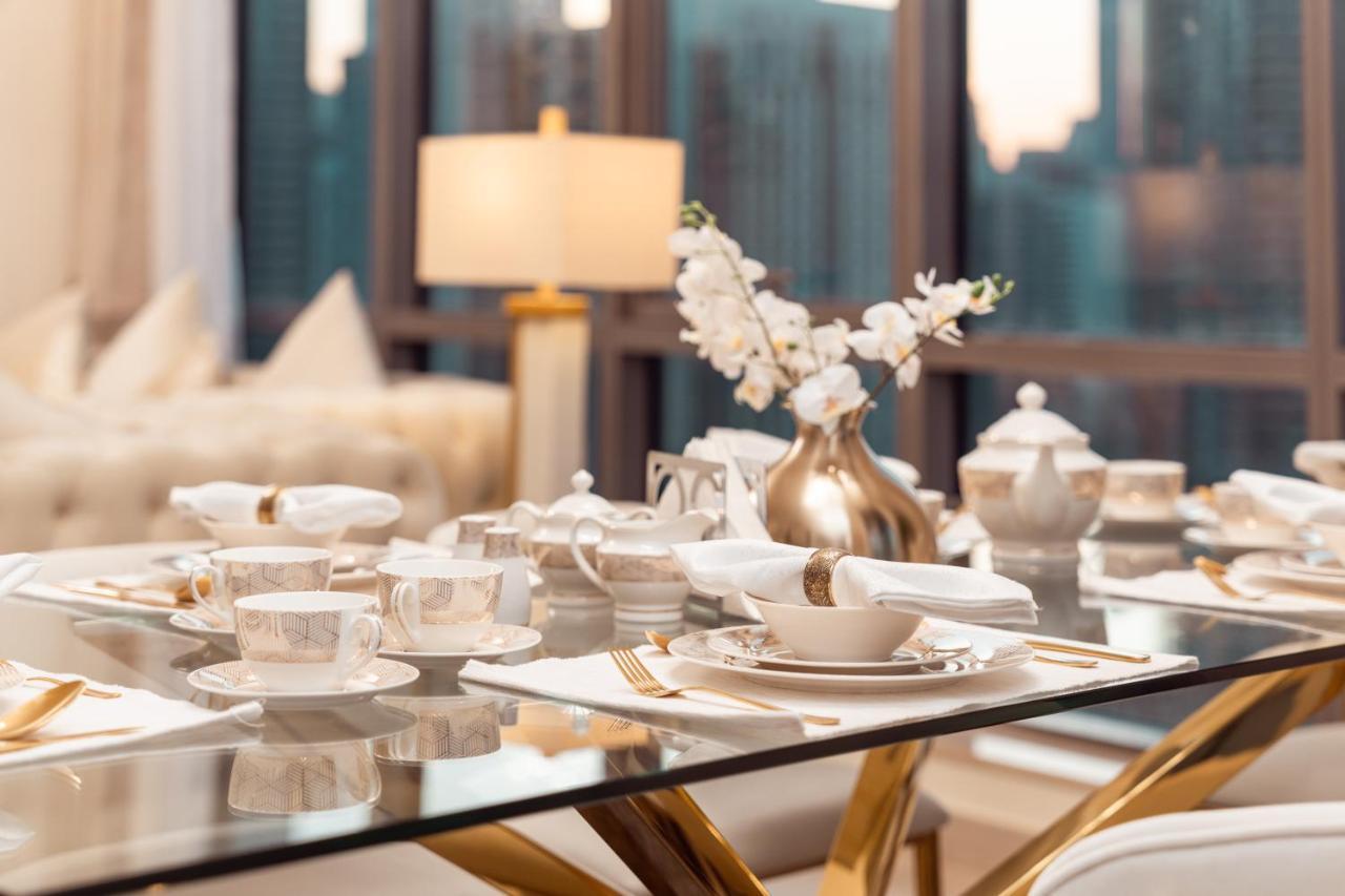 דובאי Elite Royal Apartment - Panoramic Full Burj Khalifa, Fountain & Skyline View - Baron מראה חיצוני תמונה