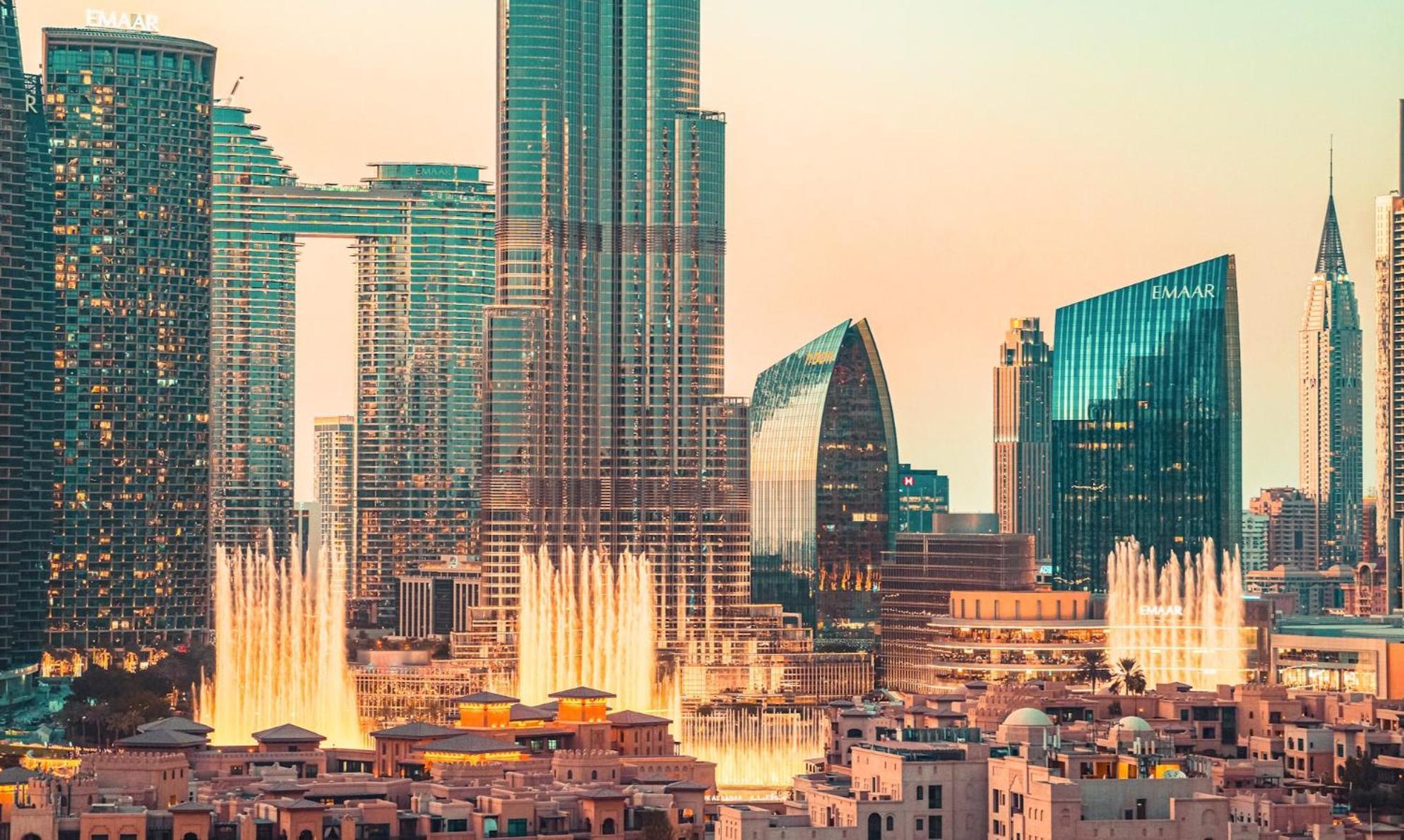 דובאי Elite Royal Apartment - Panoramic Full Burj Khalifa, Fountain & Skyline View - Baron מראה חיצוני תמונה